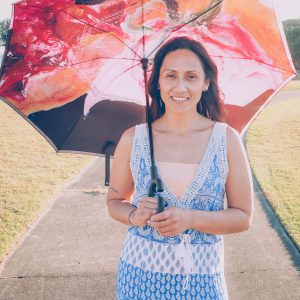 Riverrose Umbrella Night Rose